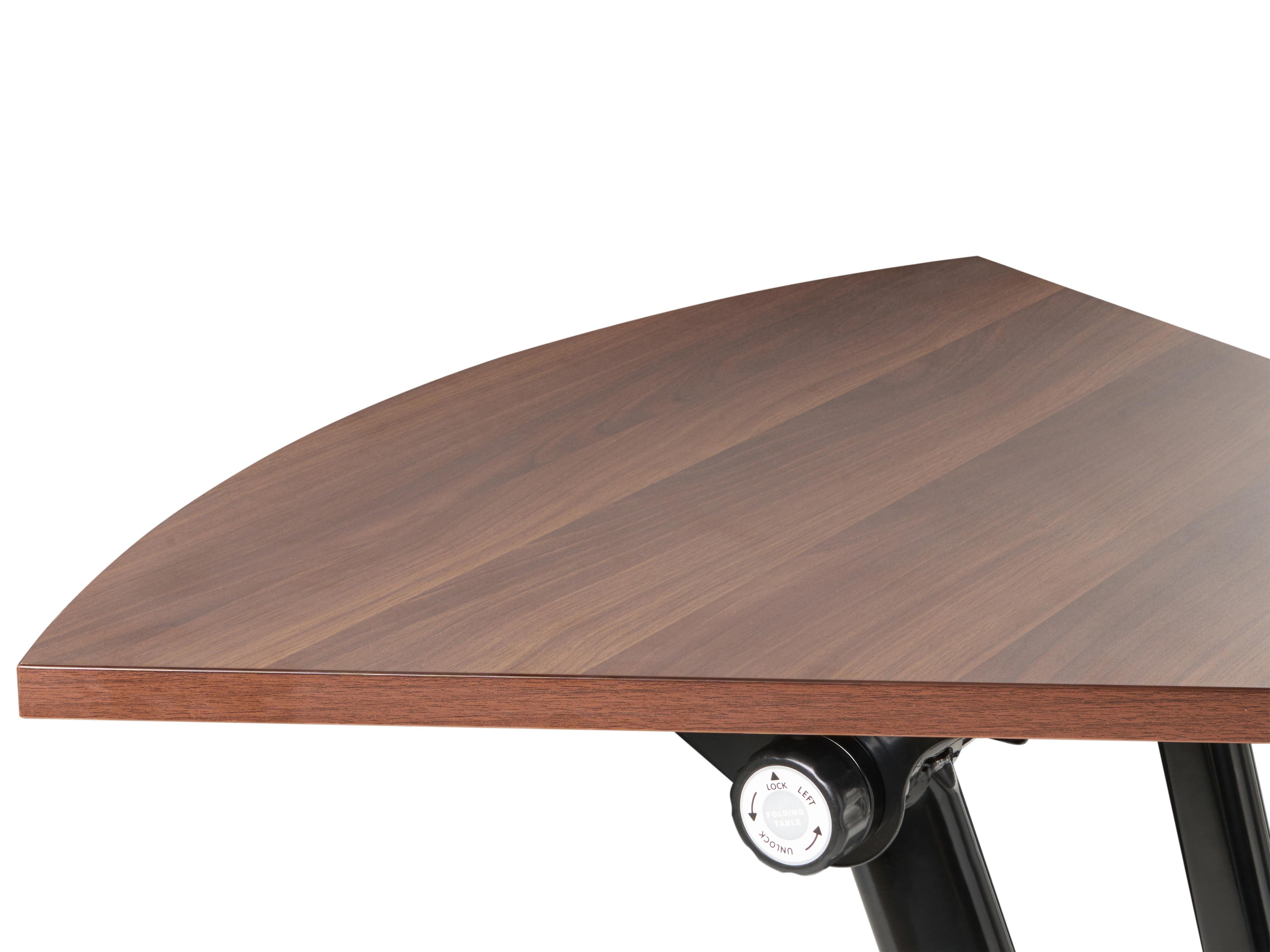 Opvouwbare hoekbureau-module BENDI Donkerbruin 90 cm 64 cm