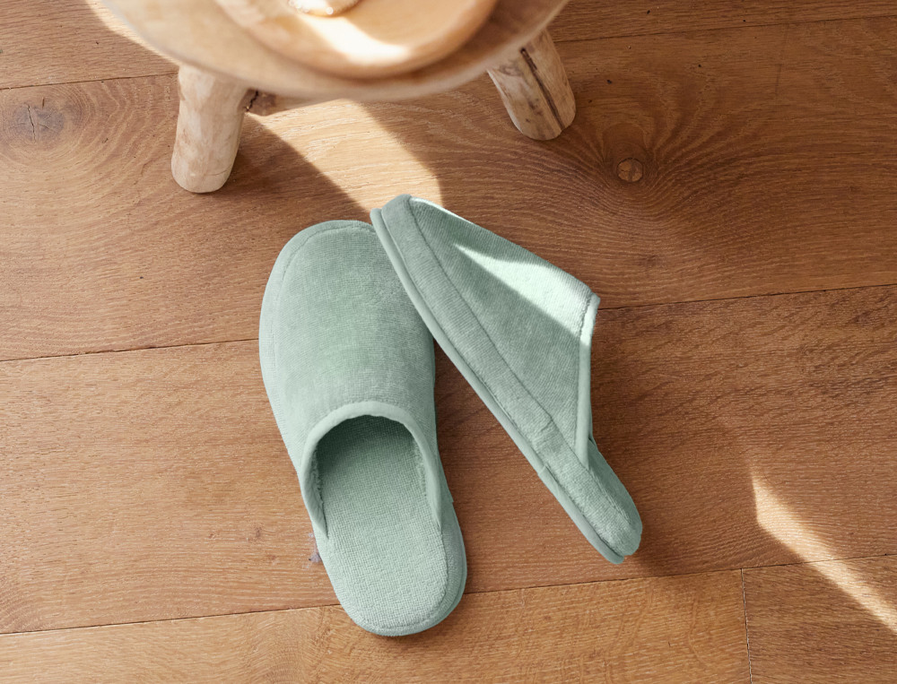 Chaussons de bain-Velouté