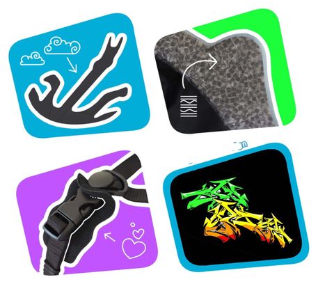 Casque de Vélo pour enfants de 6 à 12 ans | Graffiti Jaune| Certifié EN1078