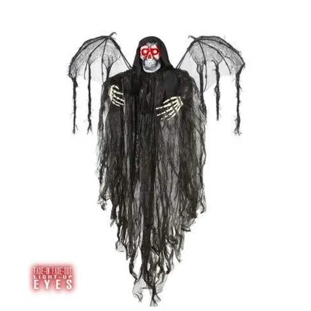 Widmann Deko-Todesengel / 100cm / mit leuchtenden Augen