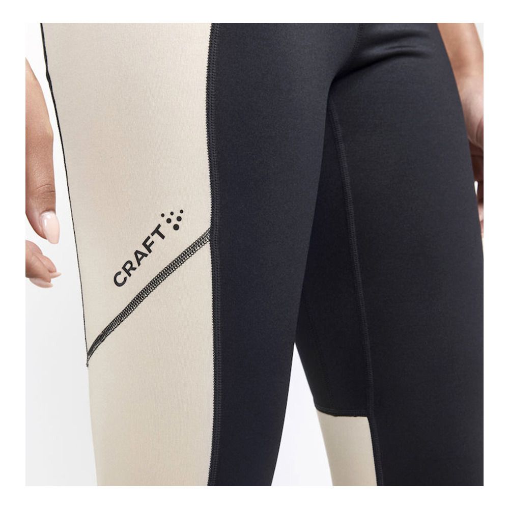 Craft ADV ESSENCE WARM - Legging Femme black/ecru