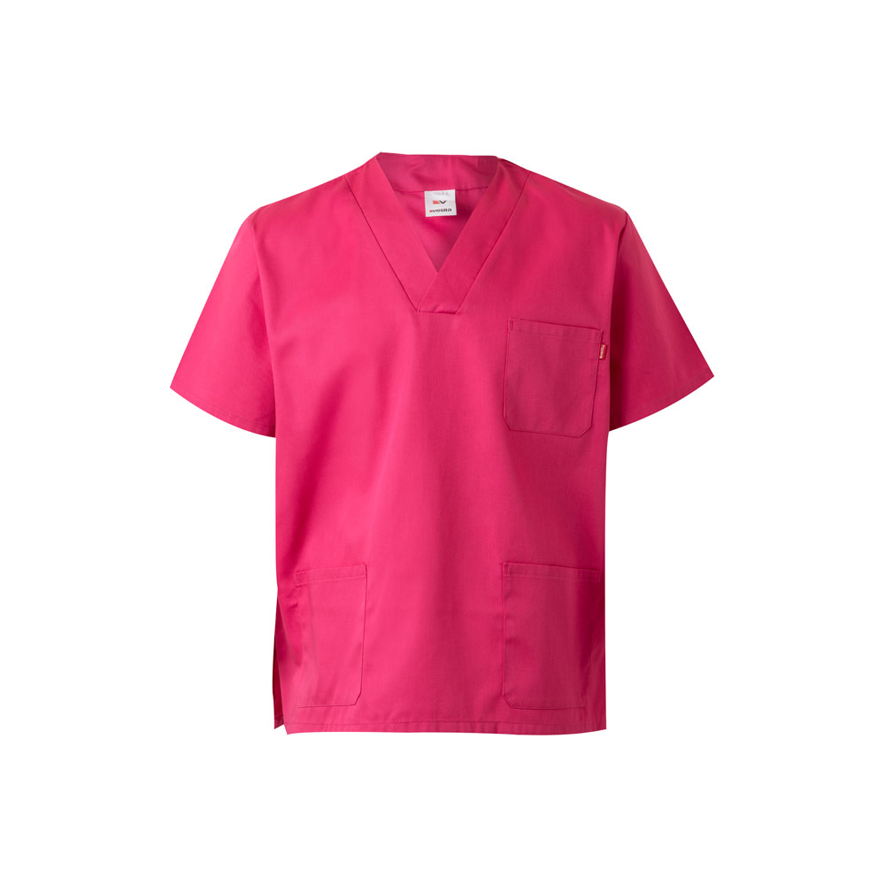 Velilla 36132 - Tunique en sergé (190g/m²) à manches courtes, en polyester (65%) et coton (35%)