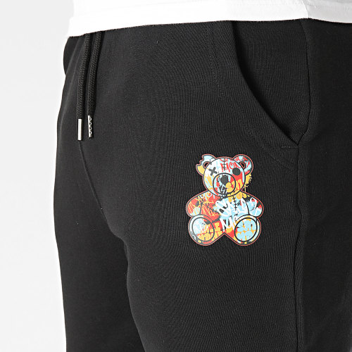 Pantalon Jogging Nounours Graffiti Noir