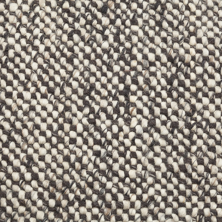 Wollen vloerkleed - Lorraine Donkerbruin/Creme | Warm