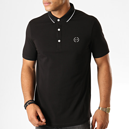Polo Manches Courtes 8NZF70-Z8M9Z Noir