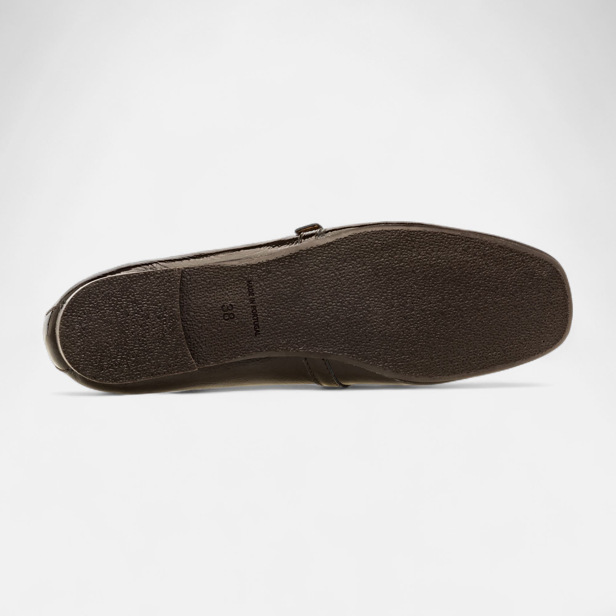 Ballerines Femme en cuir marron