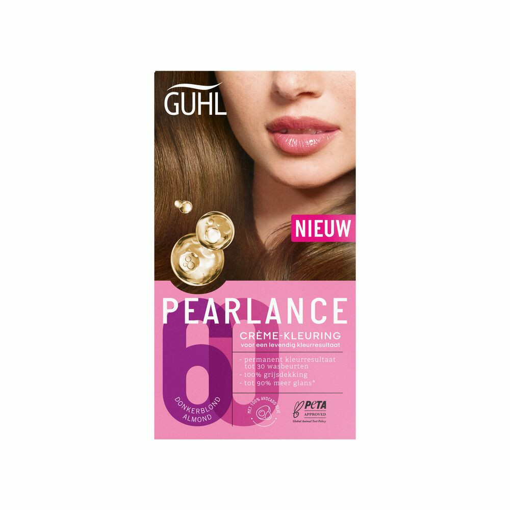 Guhl Pearlance Intensieve Crème-Haarkleuring 60 Donkerblond Almond