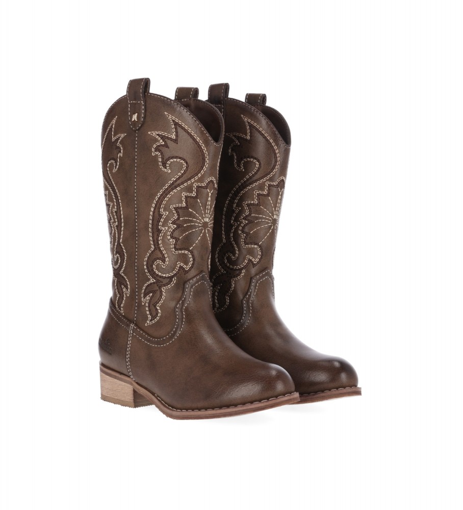 Botas infantis Chika10 Lisy tamanho 15 marrom