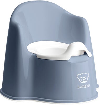 BabyBjörn Pottestol, Deep Blue/White