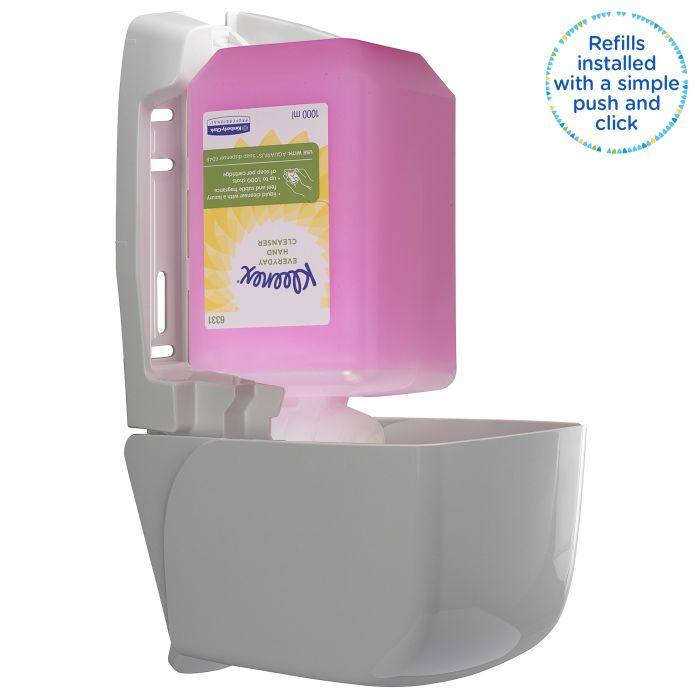6x Kleenex Handzeep 6331 Kleenex 1000ml Handreiniger Kimcare General roze doos a6flacons (6331)
