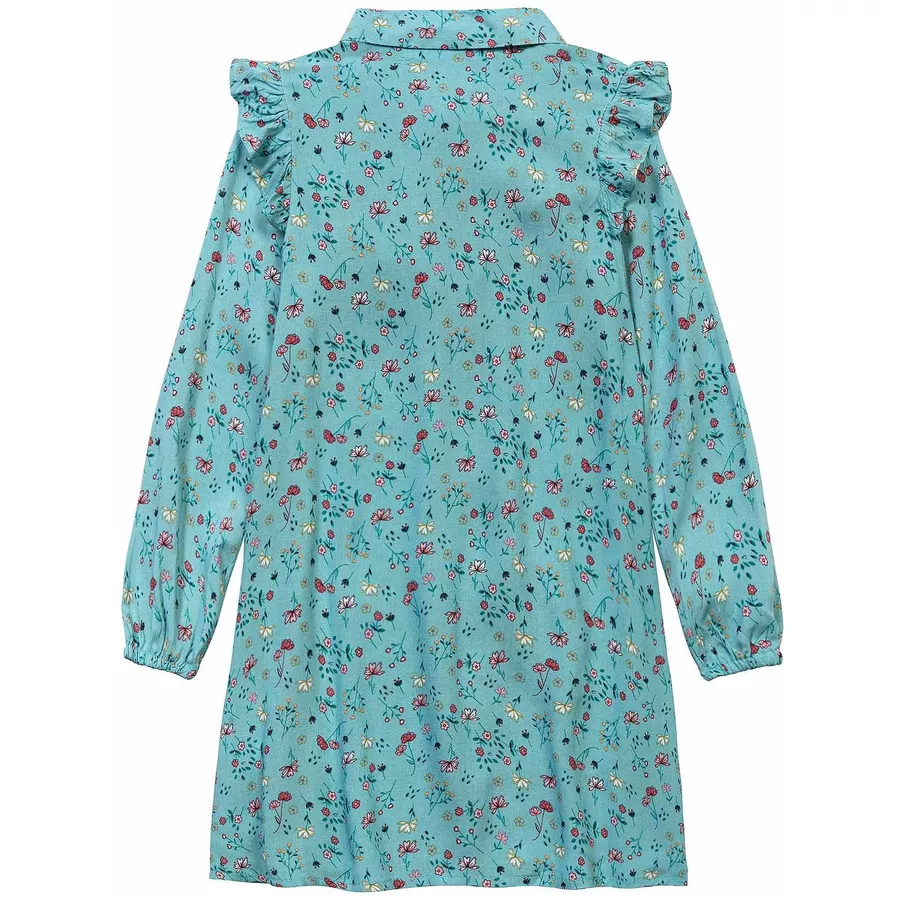 MINOTI Hemdkleid mit zartem Blumenprint Blau