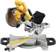Dewalt DCS365N-XJ 184mm 18V XR Li-Ion Cordless Single-Bevel Sliding Mitre Saw - Bare Unit