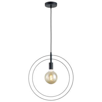 Hanglamp Thijs zwart Ø42cm