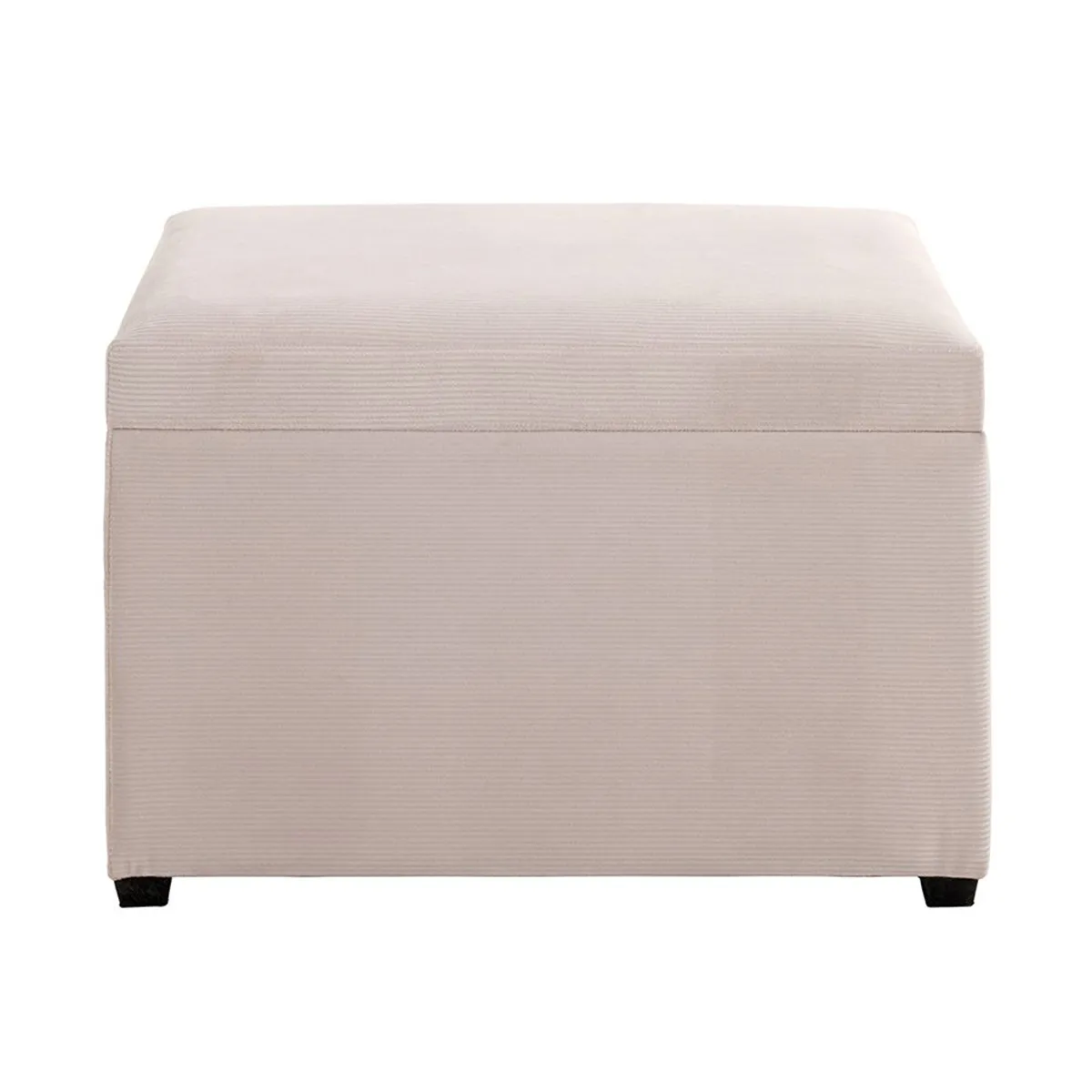 Pegane Coffre de Rangement - Velours Crème