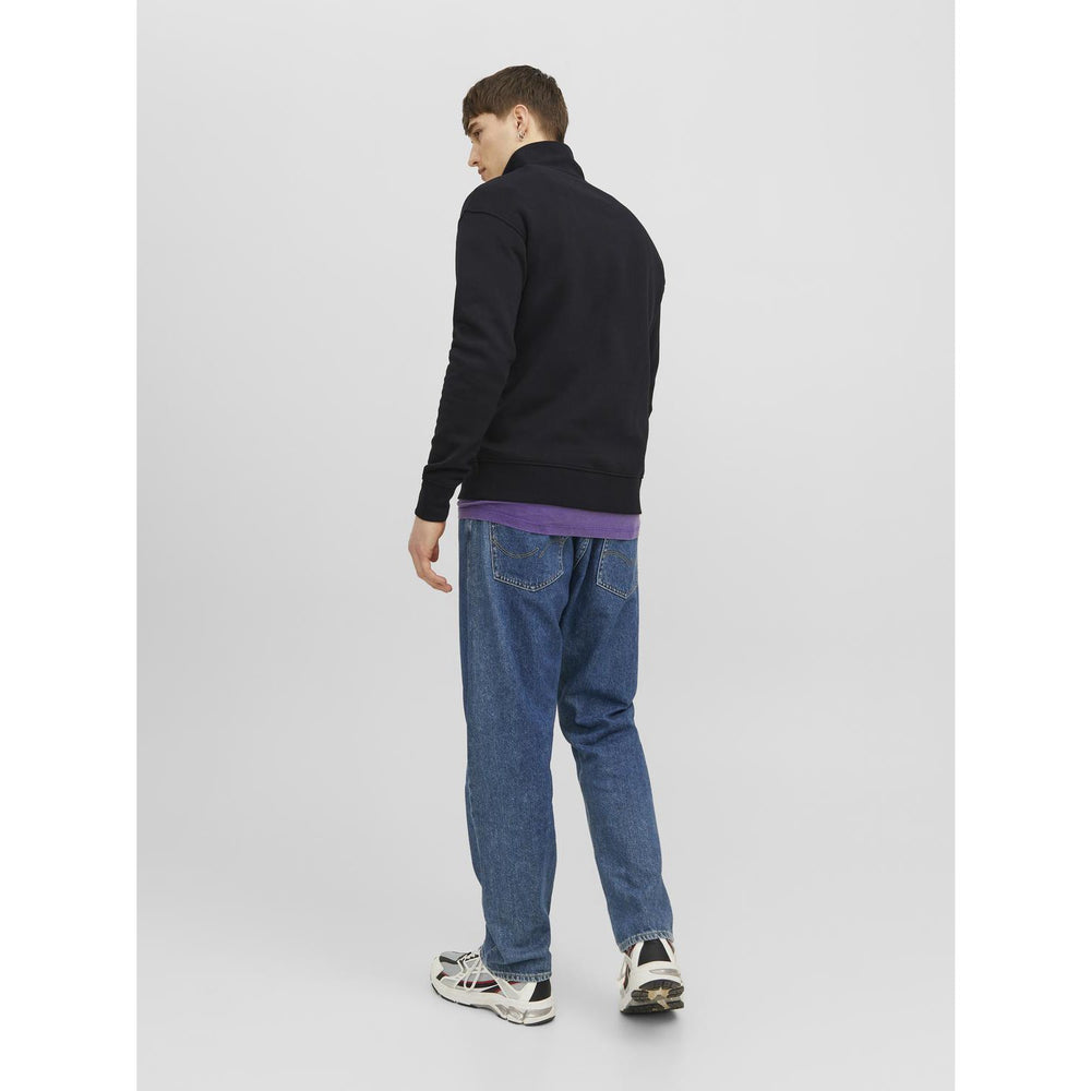 Køb Jack & Jones Junior Black Jorvesterbro Sweat Quarter Zip Noos