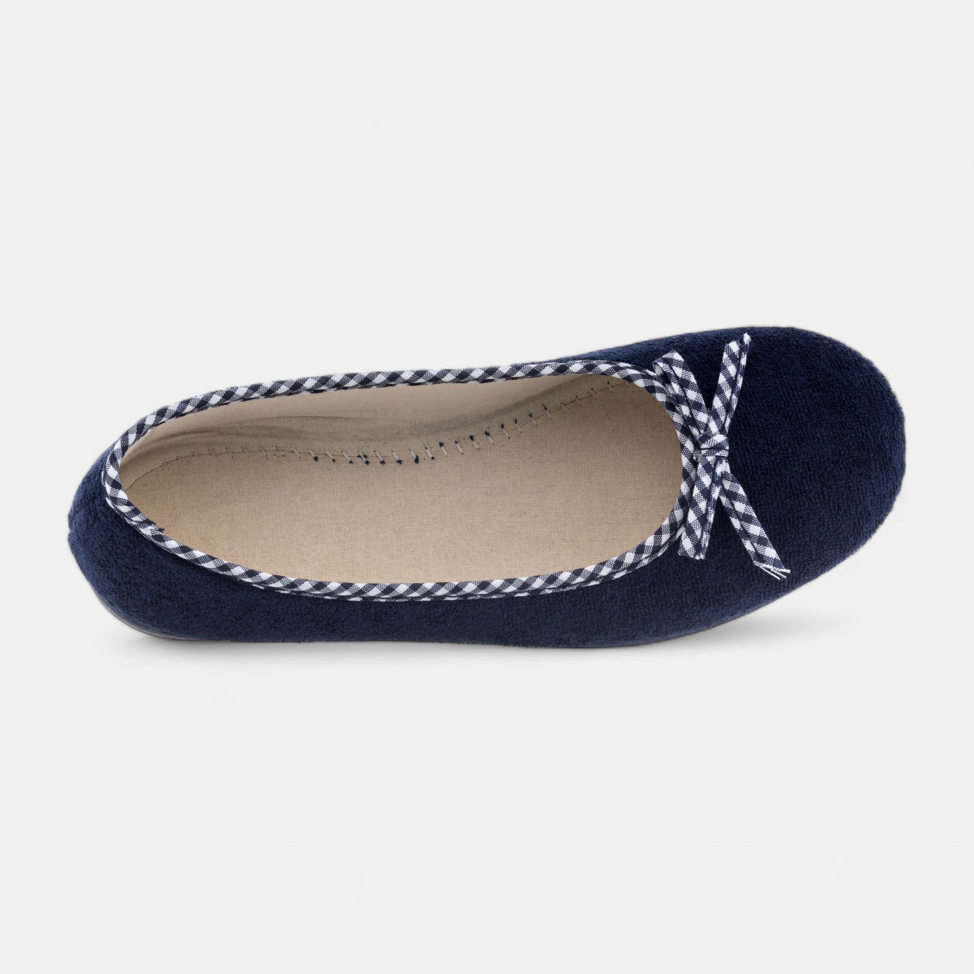 Chaussons ballerines Femme bleu marine