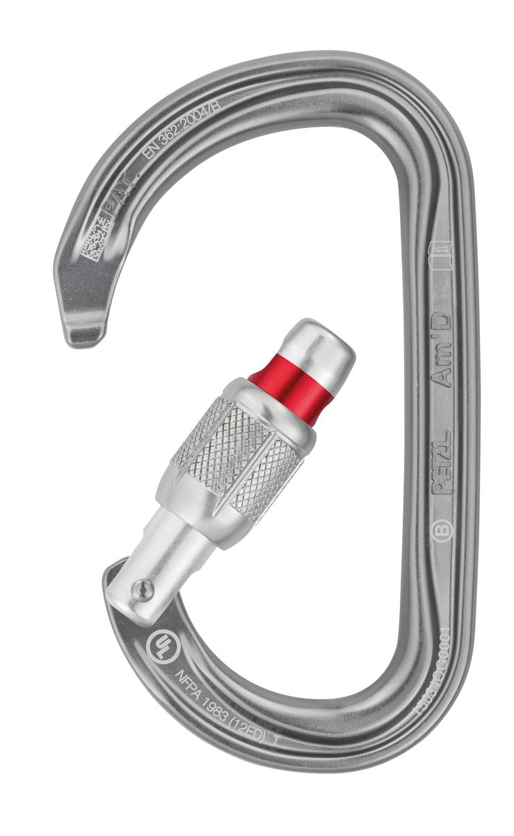 Kjøp Petzl AM'D screw-lock carabiner fra Hekta På Tur