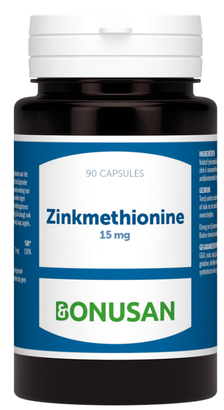 Bonusan Zinkmethionine 15mg 90 Capsules