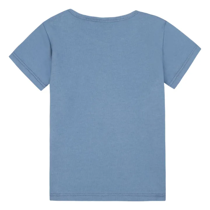 Bonton T-Shirt Tuba Coton Bio | Bleu