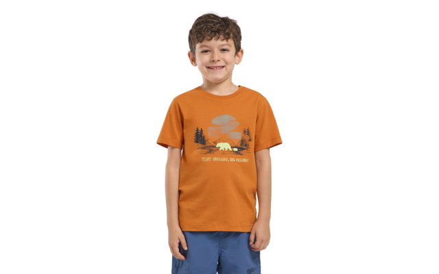 Jack Wolfskin Graphic Cotton Kinder T-Shirt