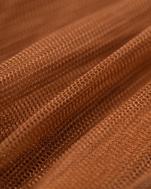 jupe pour enfants en maille marron