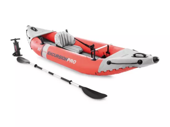 Kayak intex excursion pro 1 personne - Rouge - L 91 x P 305 x H 46 cm
