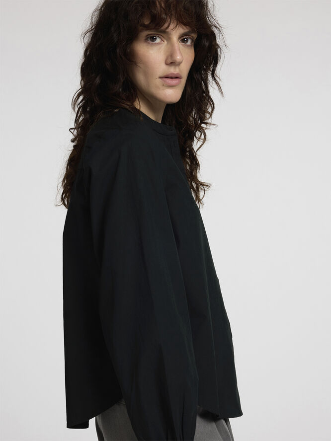 Selected Femme SLFBLAIR LS SHIRT EX Sort