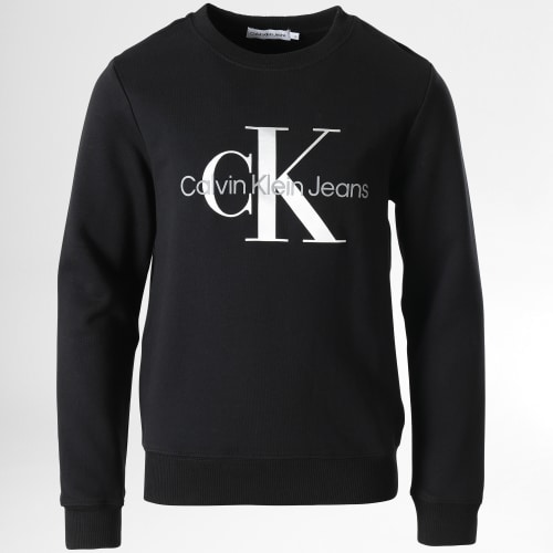 Sweat Crewneck Enfant Monogram Logo 0265 Noir