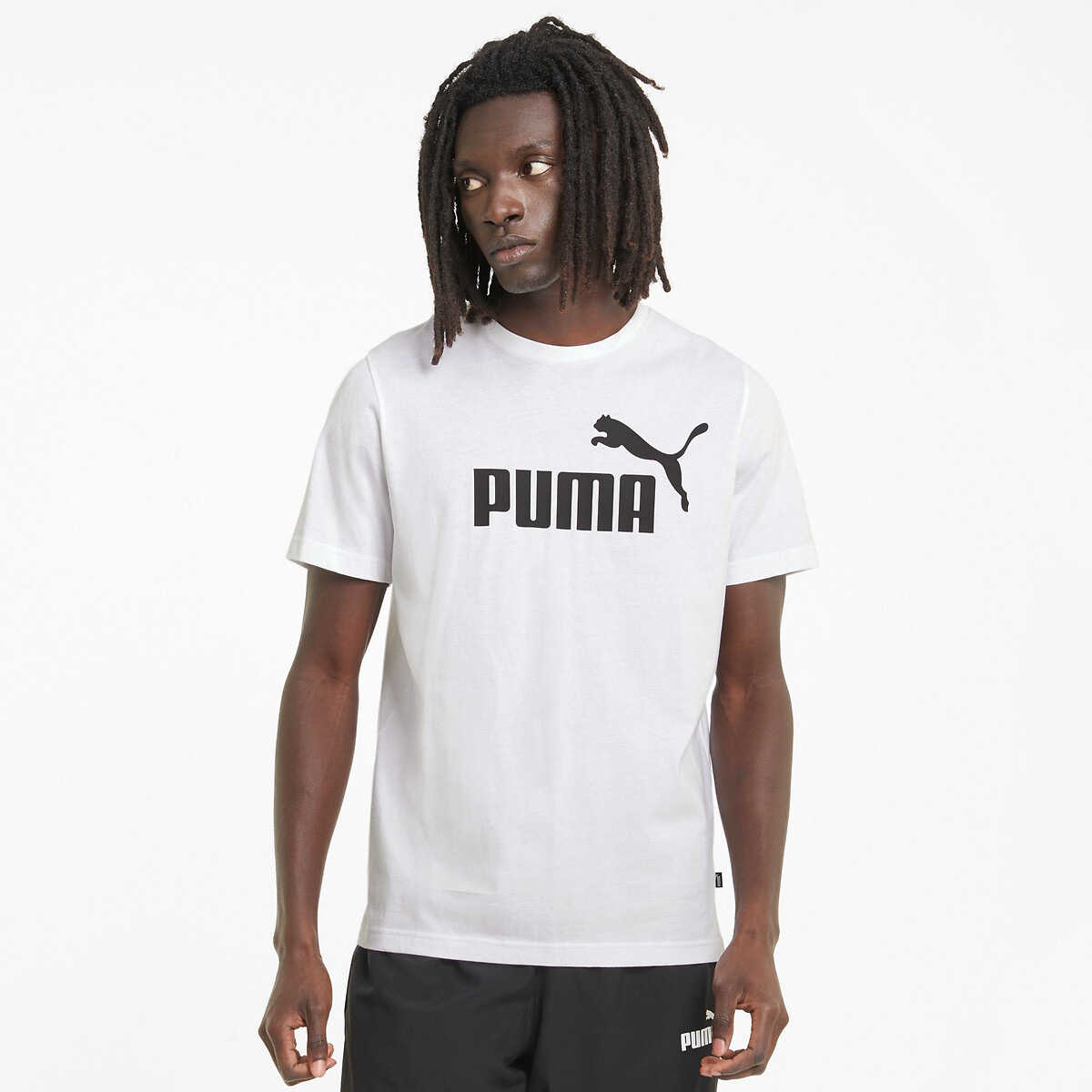PUMA<br>Camiseta de manga curta com logo Essential grande