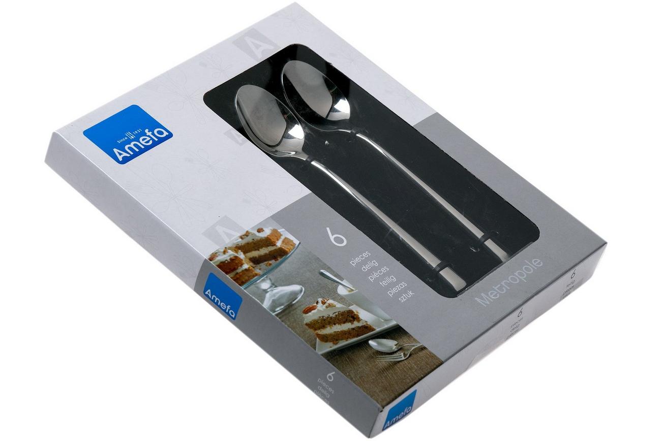 Amefa Metropole 1170 koffielepels  6 stuks