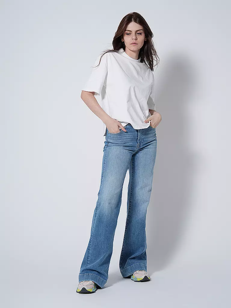 7 FOR ALL MANKIND Jeans Flared Fit MODERN DOJO PROPHECY blau