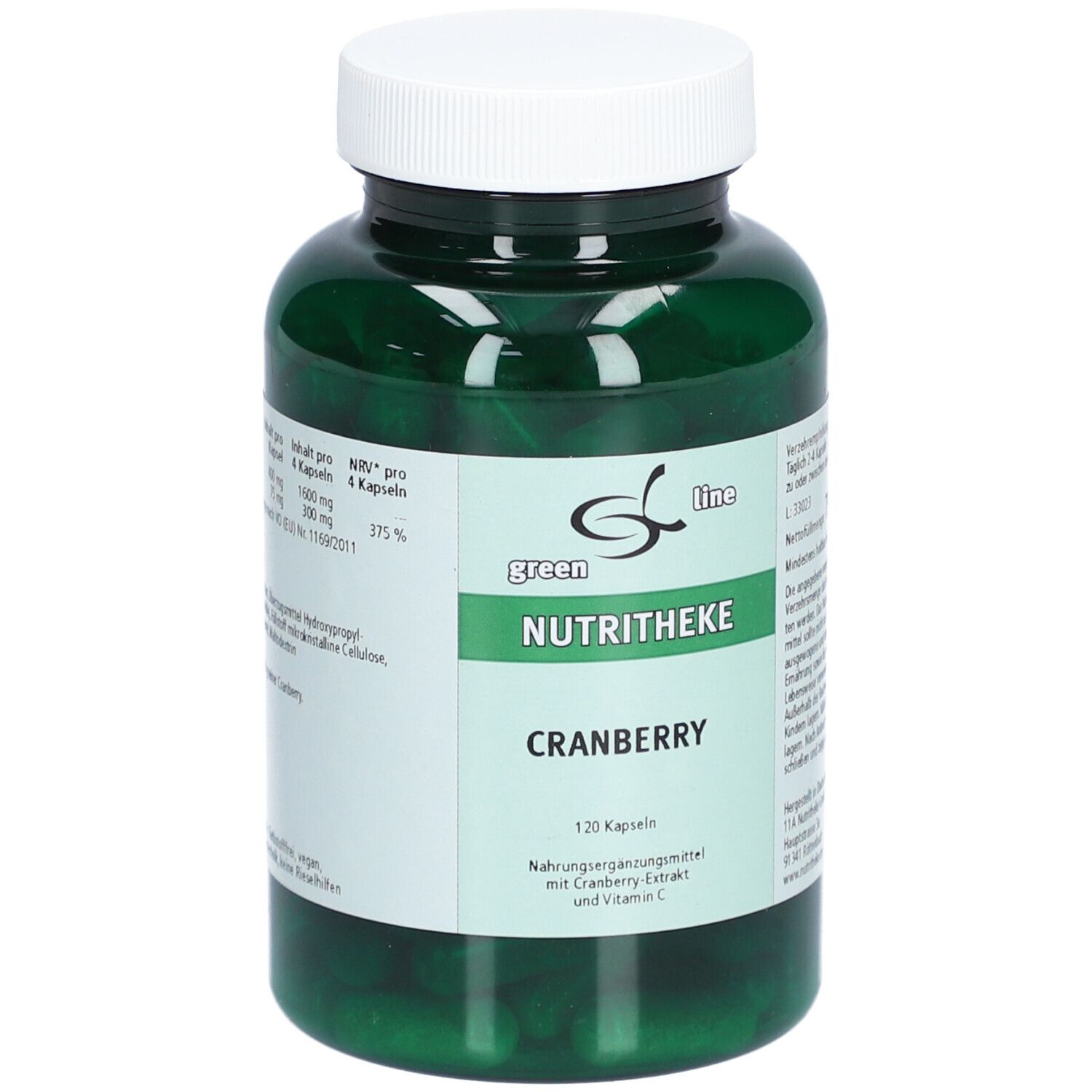 greenline NUTRITHEKE CRANBERRY KAPSELN
