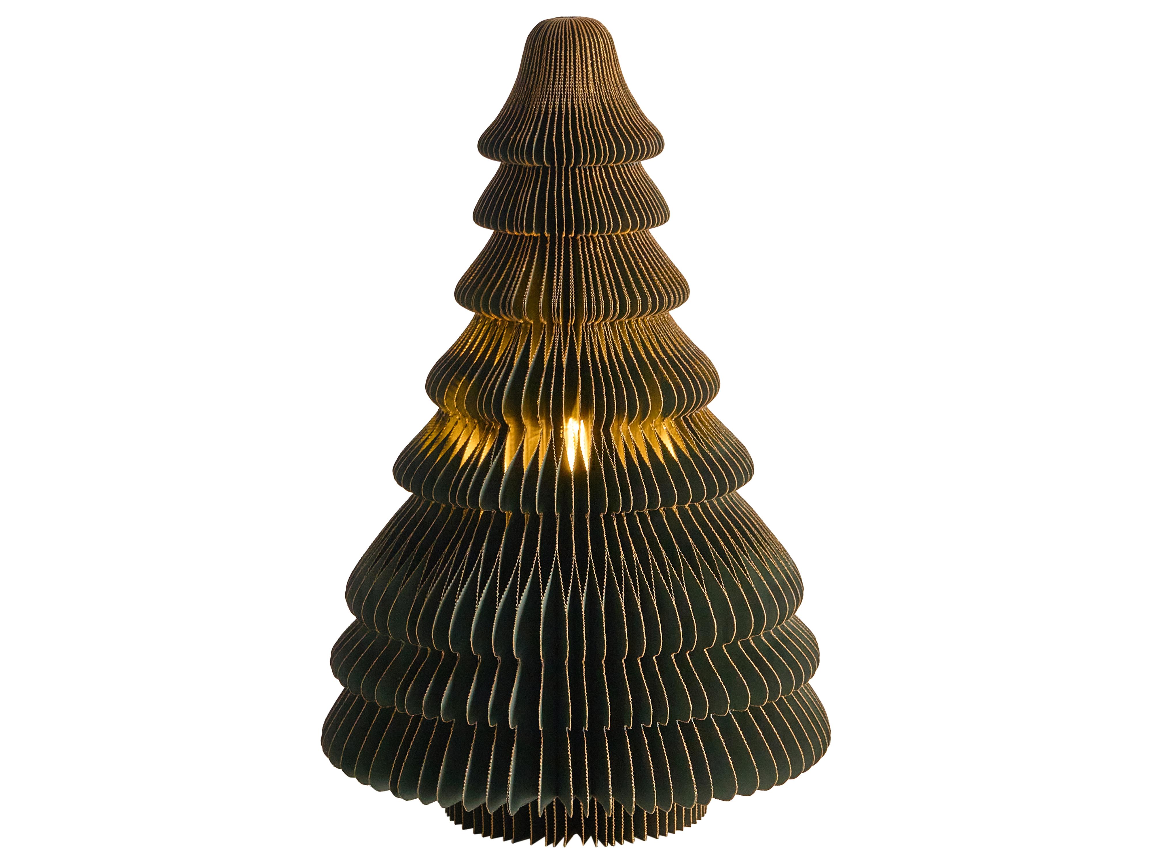 Kerstdecoratie LED ANDAN Kerstboom 41 cm Groen