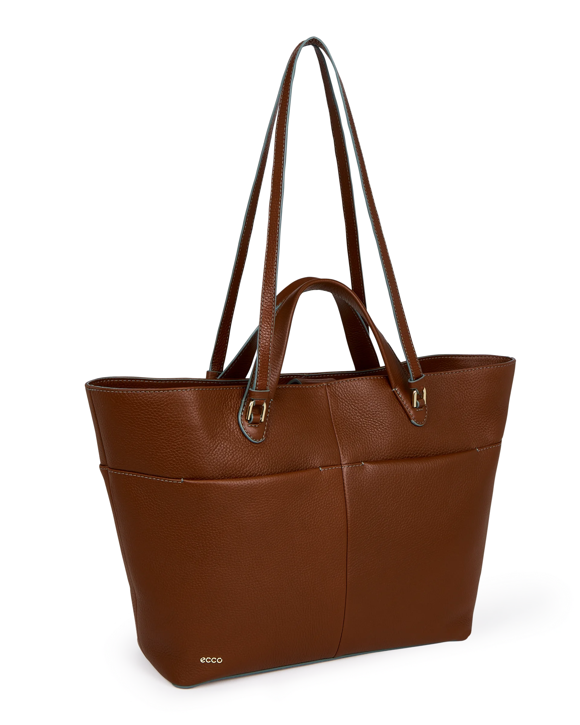 ECCO Tote Shopper aus Leder Braun 28X44X14,5 cm