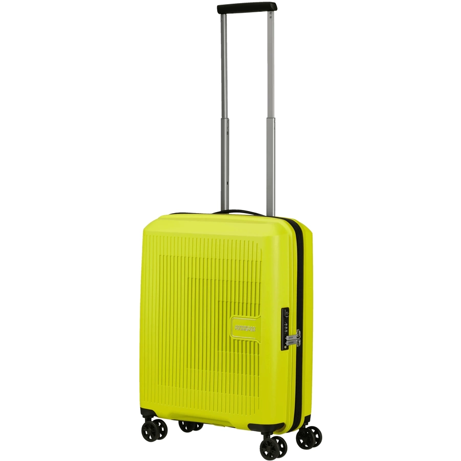 American Tourister Aerostep - 4-Rollen-Kabinentrolley 55 cm erw. light lime