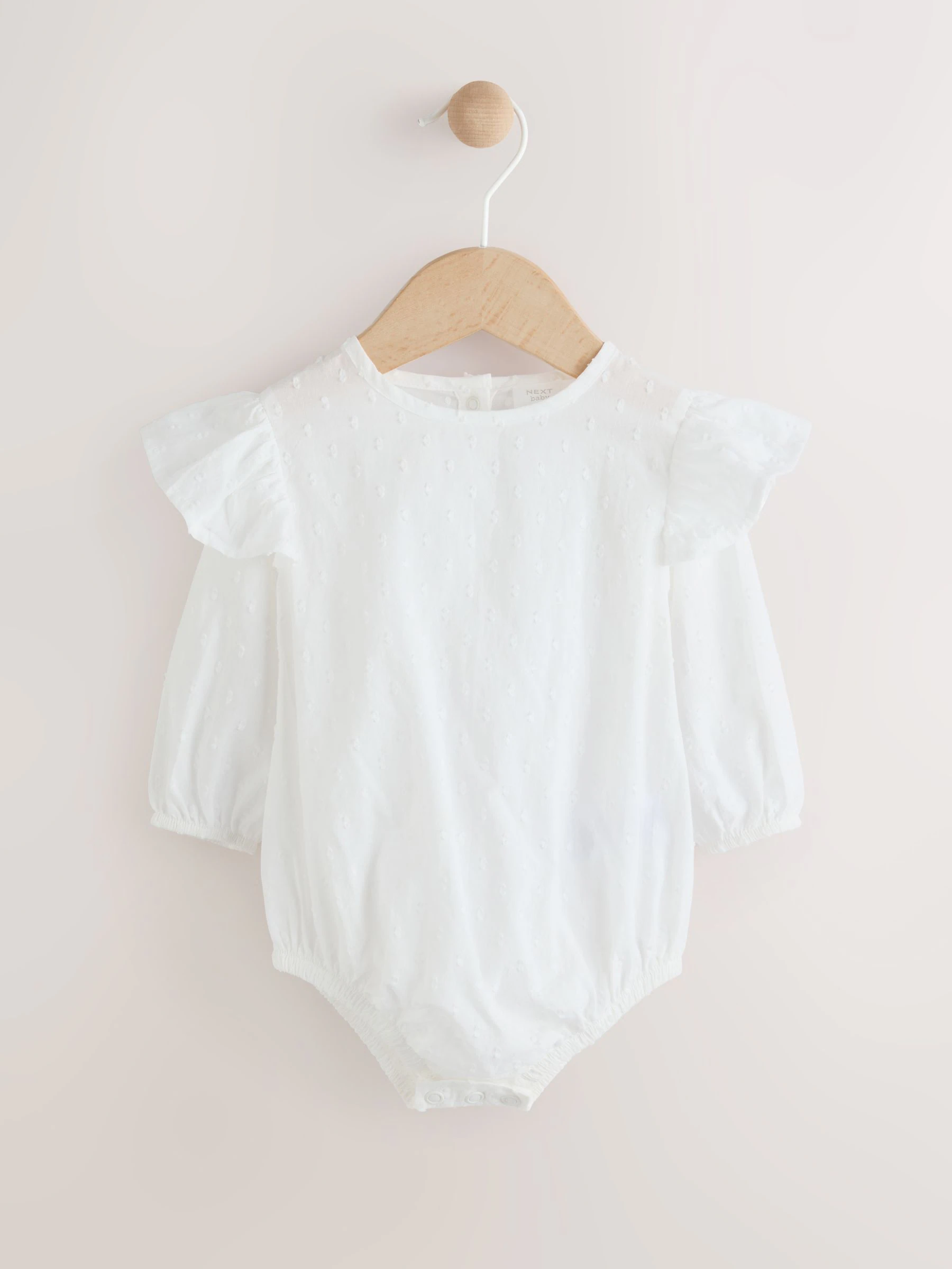Roze/wit - 3 -delige babyset van rompertje en gebreide bretelbroeken met panty (0mnd-2jr)