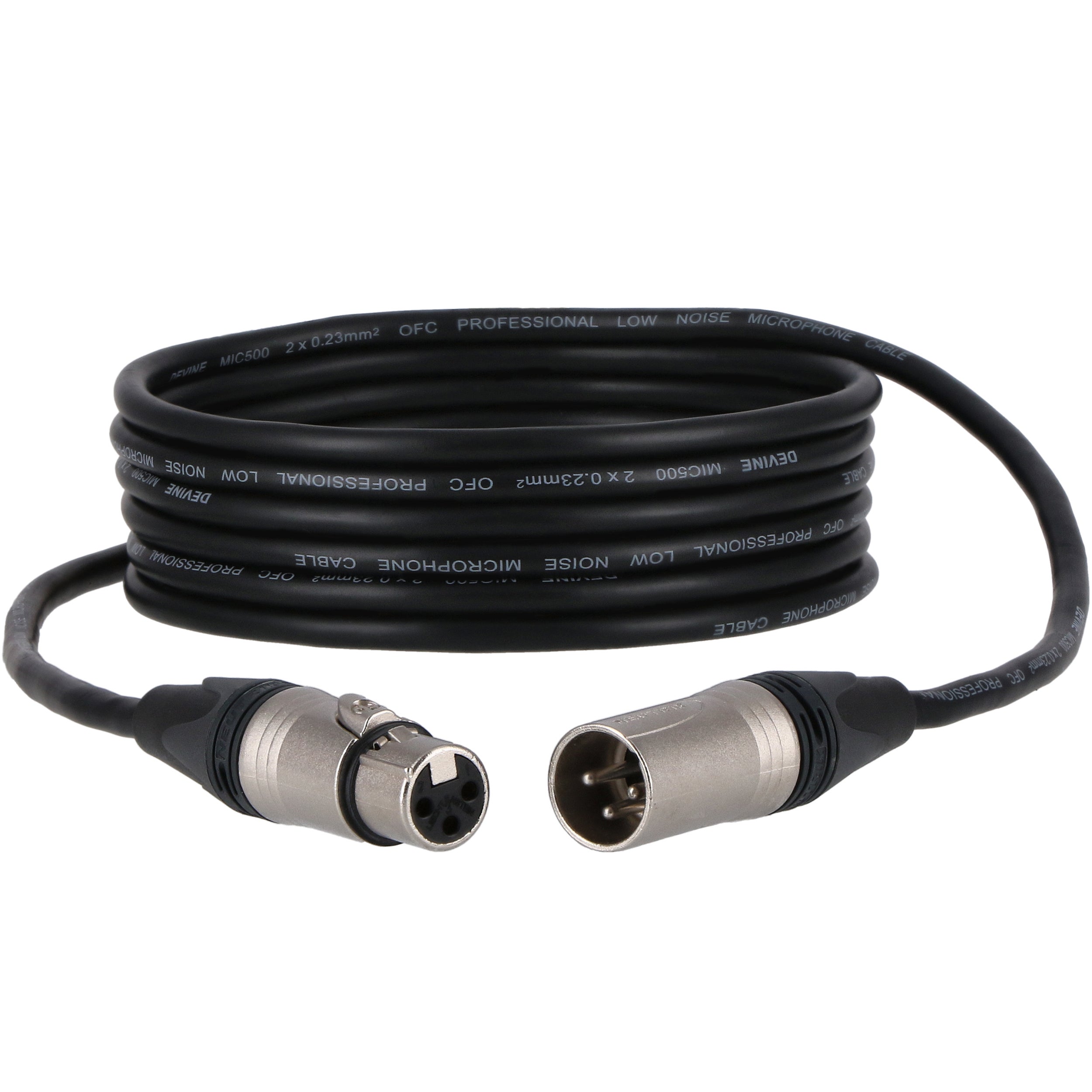 Devine MIC500N/3 XLR microfoon- en signaalkabel 3 meter (50x)