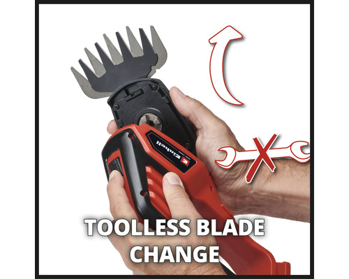 EINHELL Power X-Change GE-CG18 Li accu gras- en buxusschaar (accu en lader niet inbegrepen)