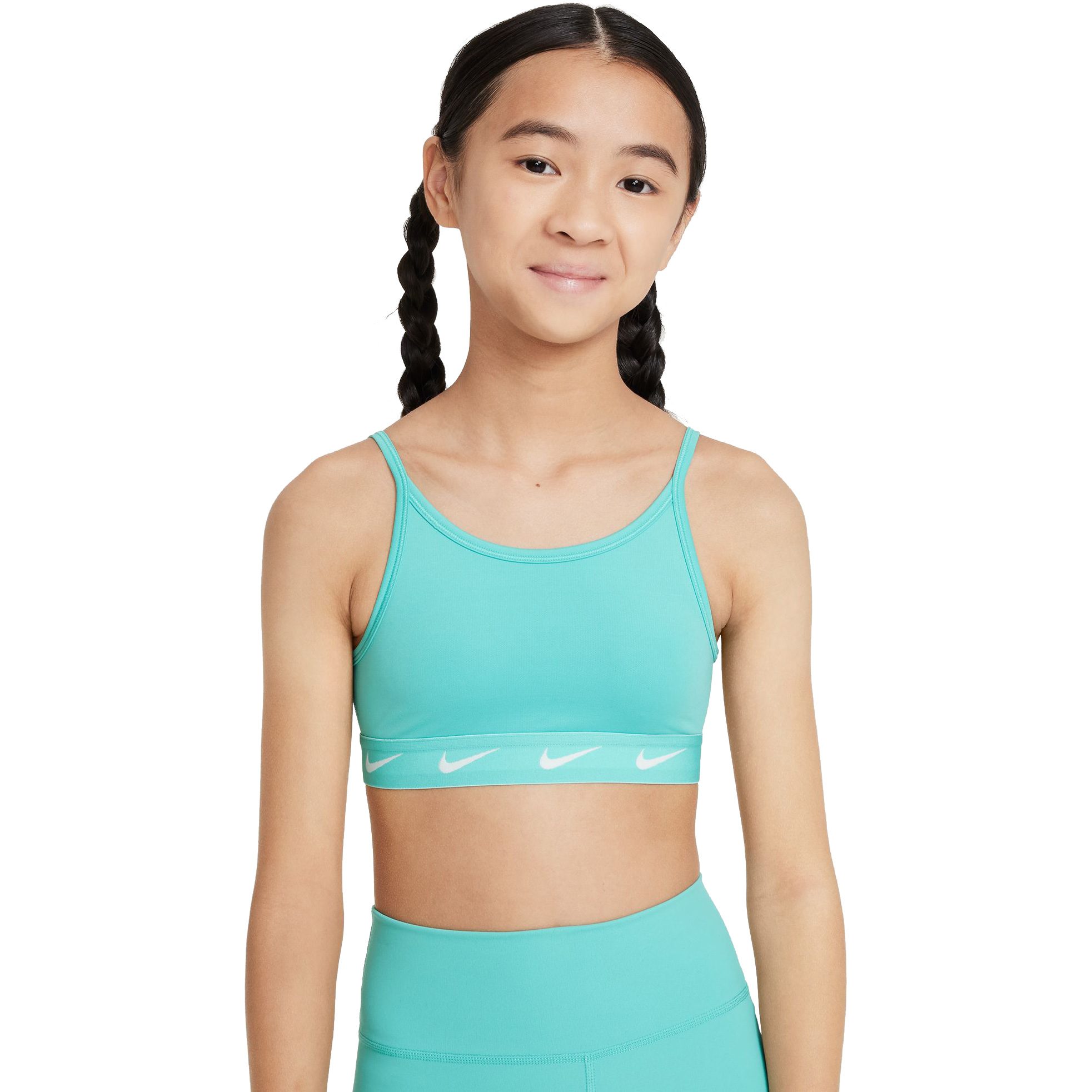 Nike Dri-Fit One Sport BH Mädchen green frost