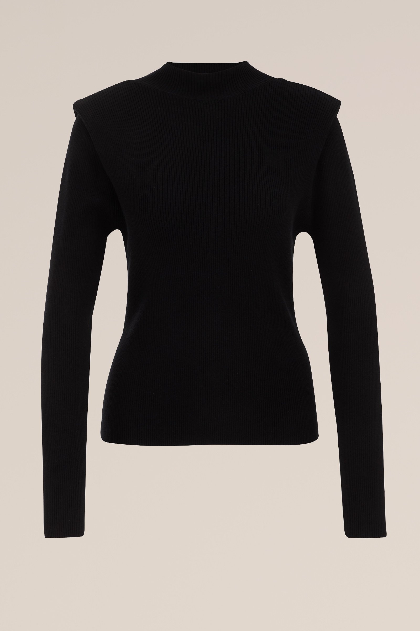 trui met structuur WE Fashion Zwart