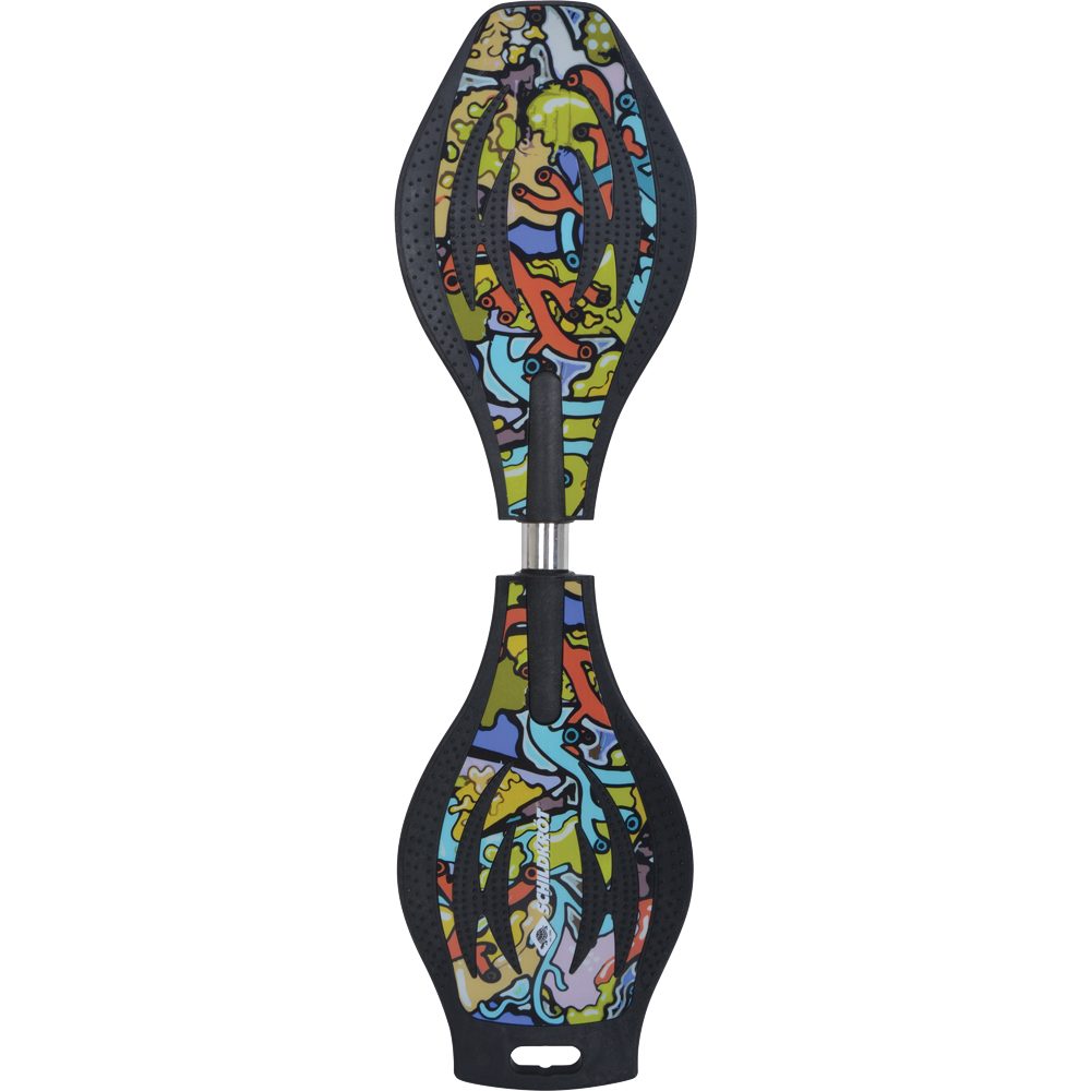 Schildkröt Fun Sports Good Vibes Graffiti Waveboard schwarz