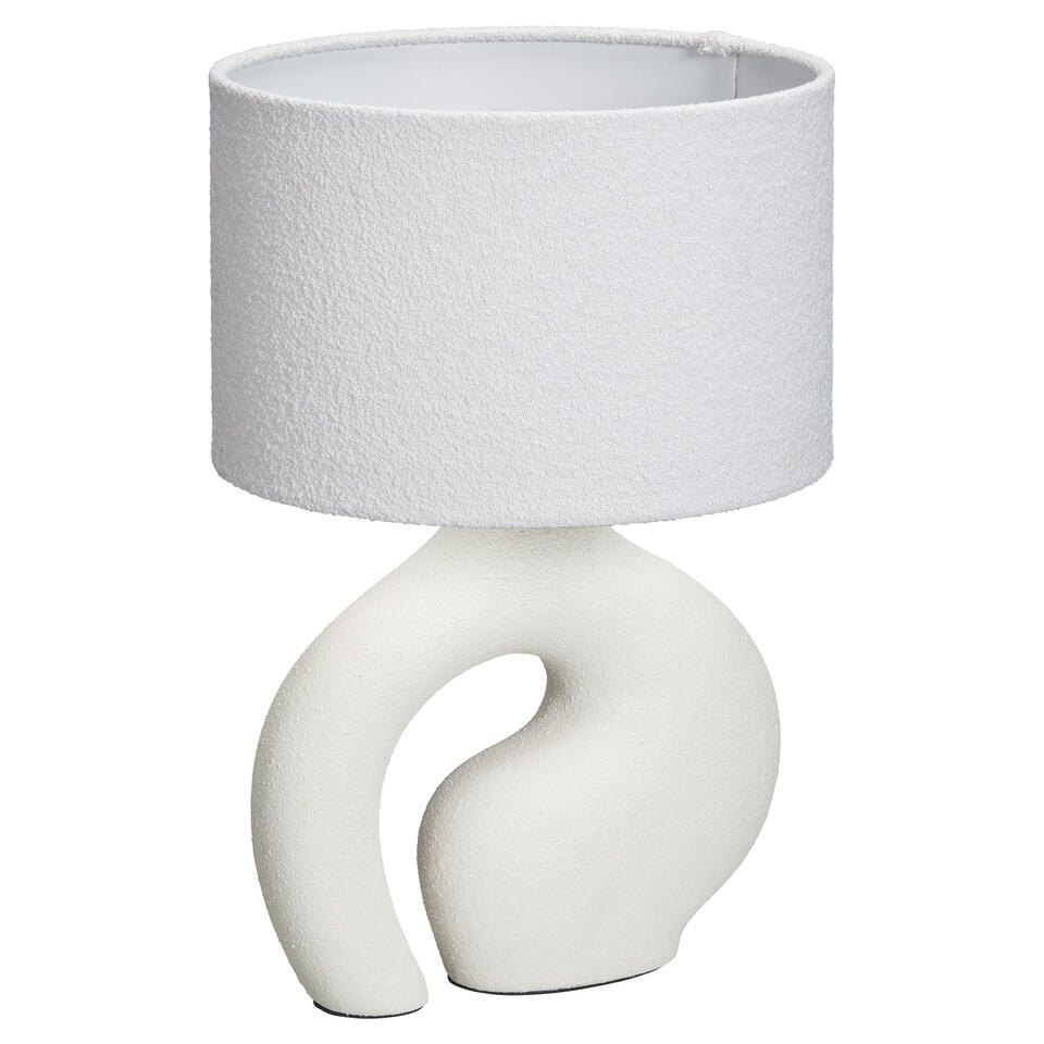 Lampenkap Boucle Wit ø 25 cm
