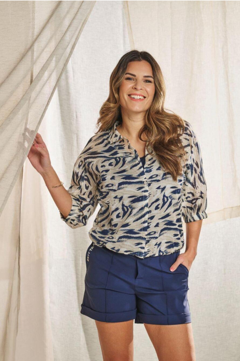Zoso blauwe dames blouse