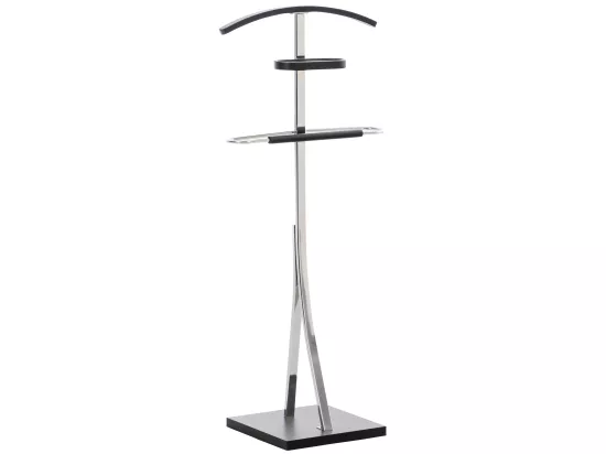 Valet de nuit - Métal - 46 x 30 x 109cm - Noir - Navan