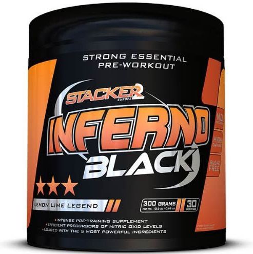 Stacker 2 - Inferno Black - Eiwitshake - Lemon - 30 servings