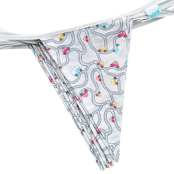 Bink Bedding Traffic Vlaggenlijn Grey XL