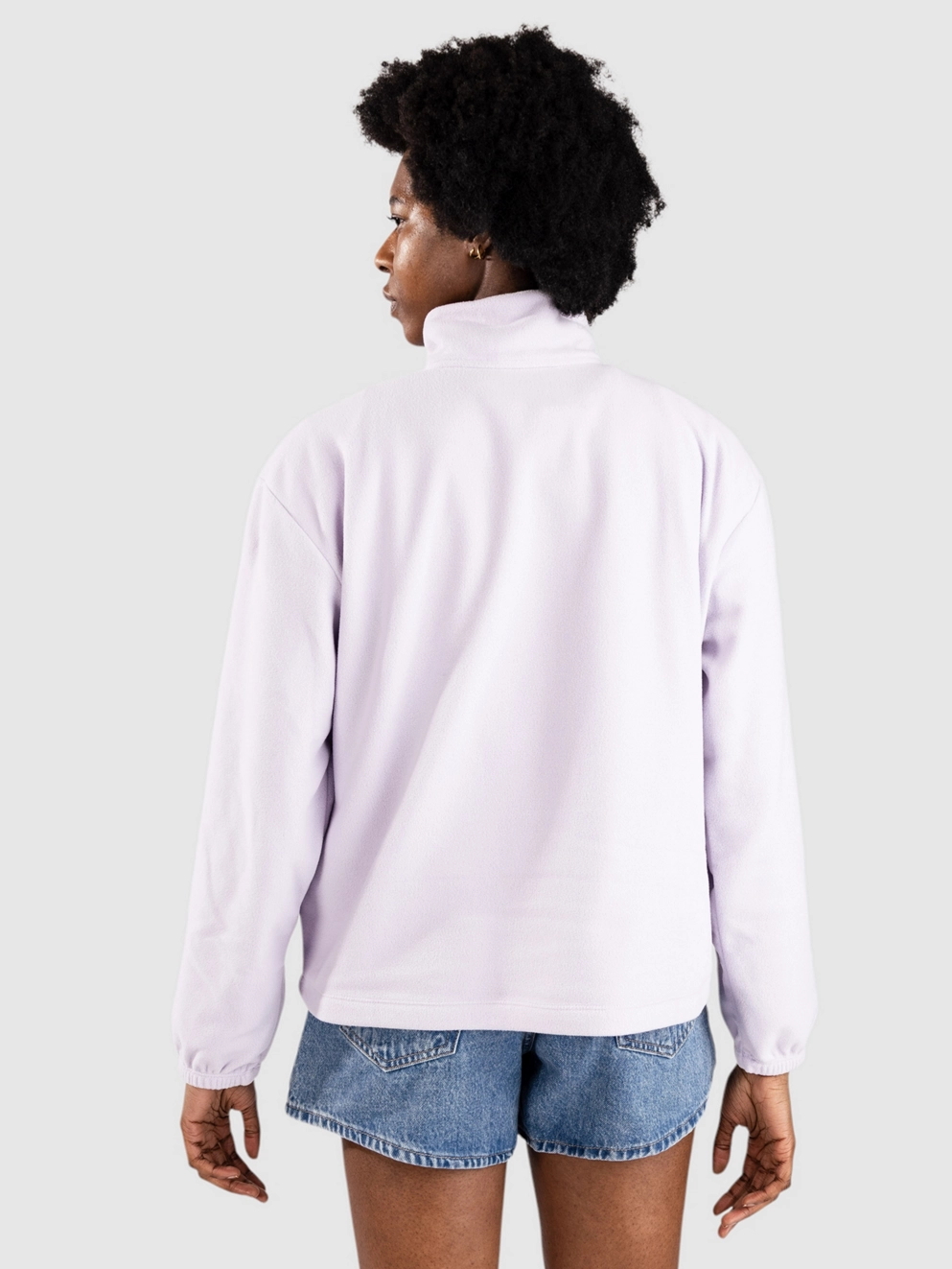 Patagonia Micro D 1/2 Fleece Zip Hoodie foxglove purple