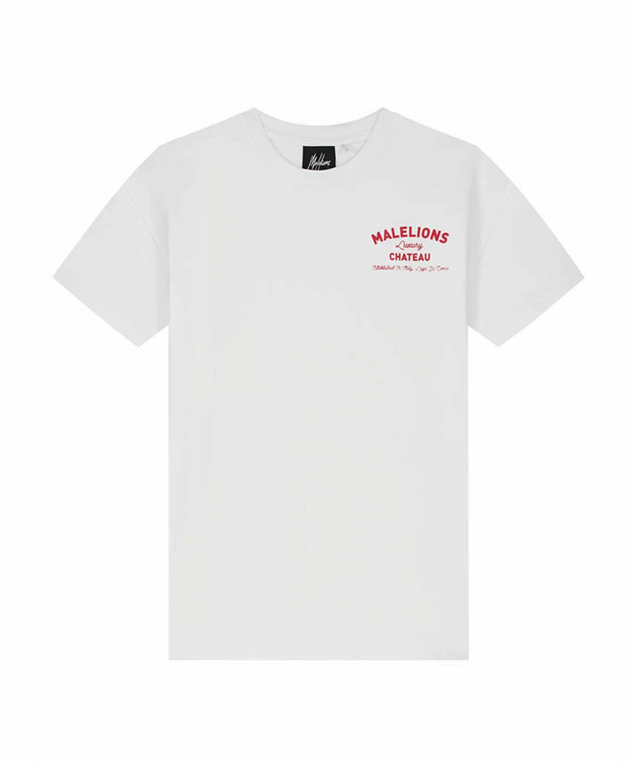 Malelions Jongens T-shirt wit