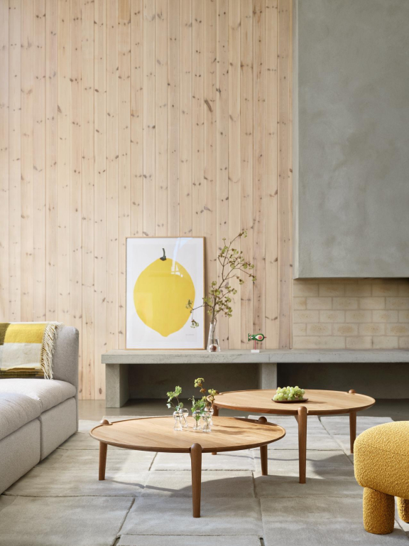 Design House Stockholm Aria salontafel 90 High eiken