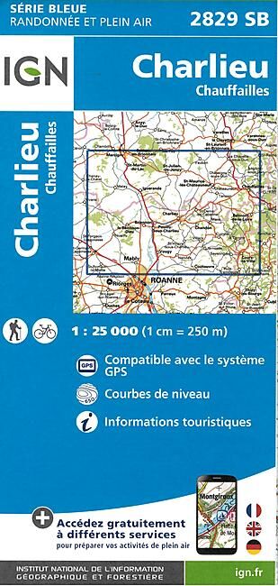 IGN - 2829 SB CHARLIEU 1 25 000
